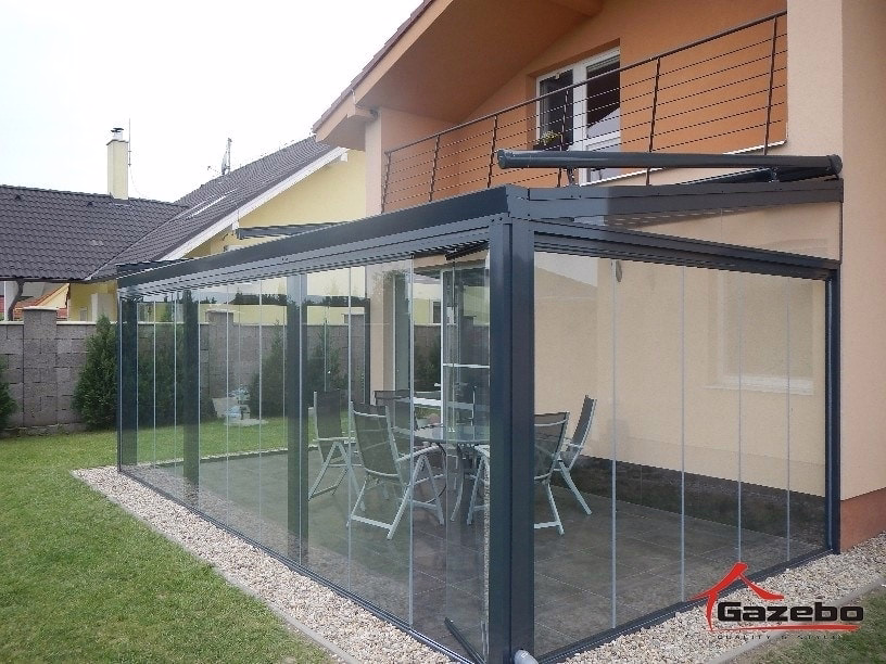 Izolačné sklo zimnej záhrady Top Garden 1 s výhľadom do záhrady