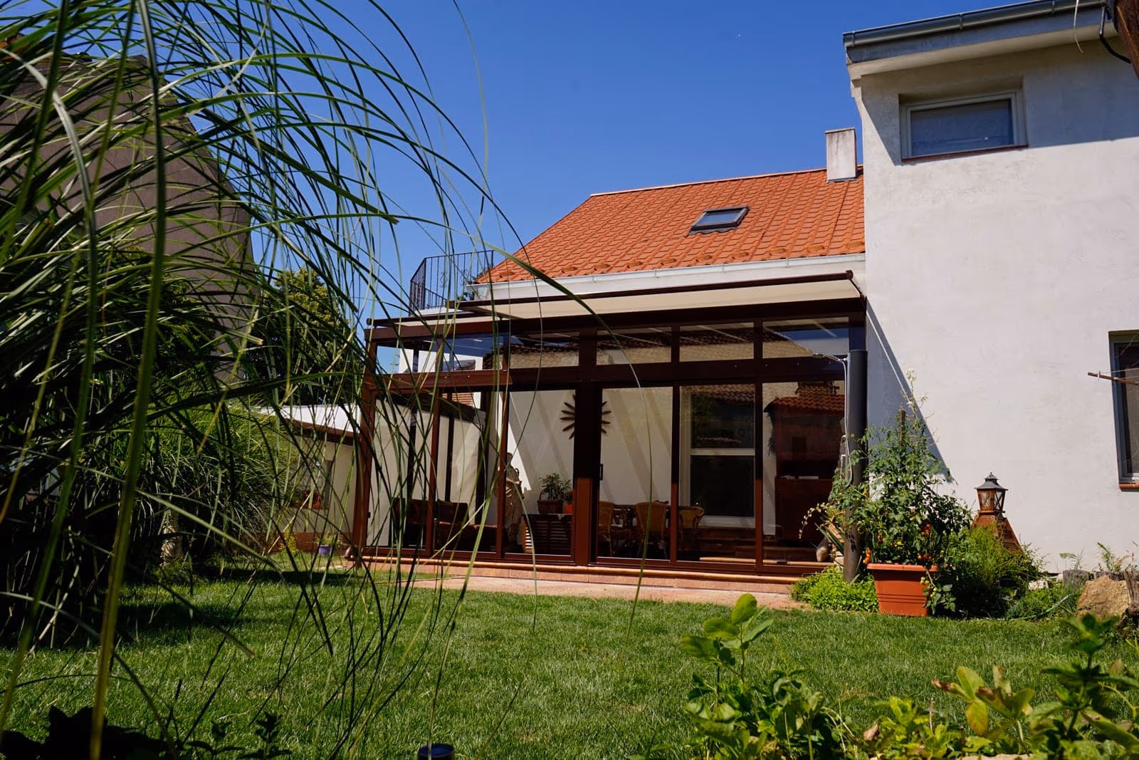 Presklená zimná záhrada Top Garden s tienením