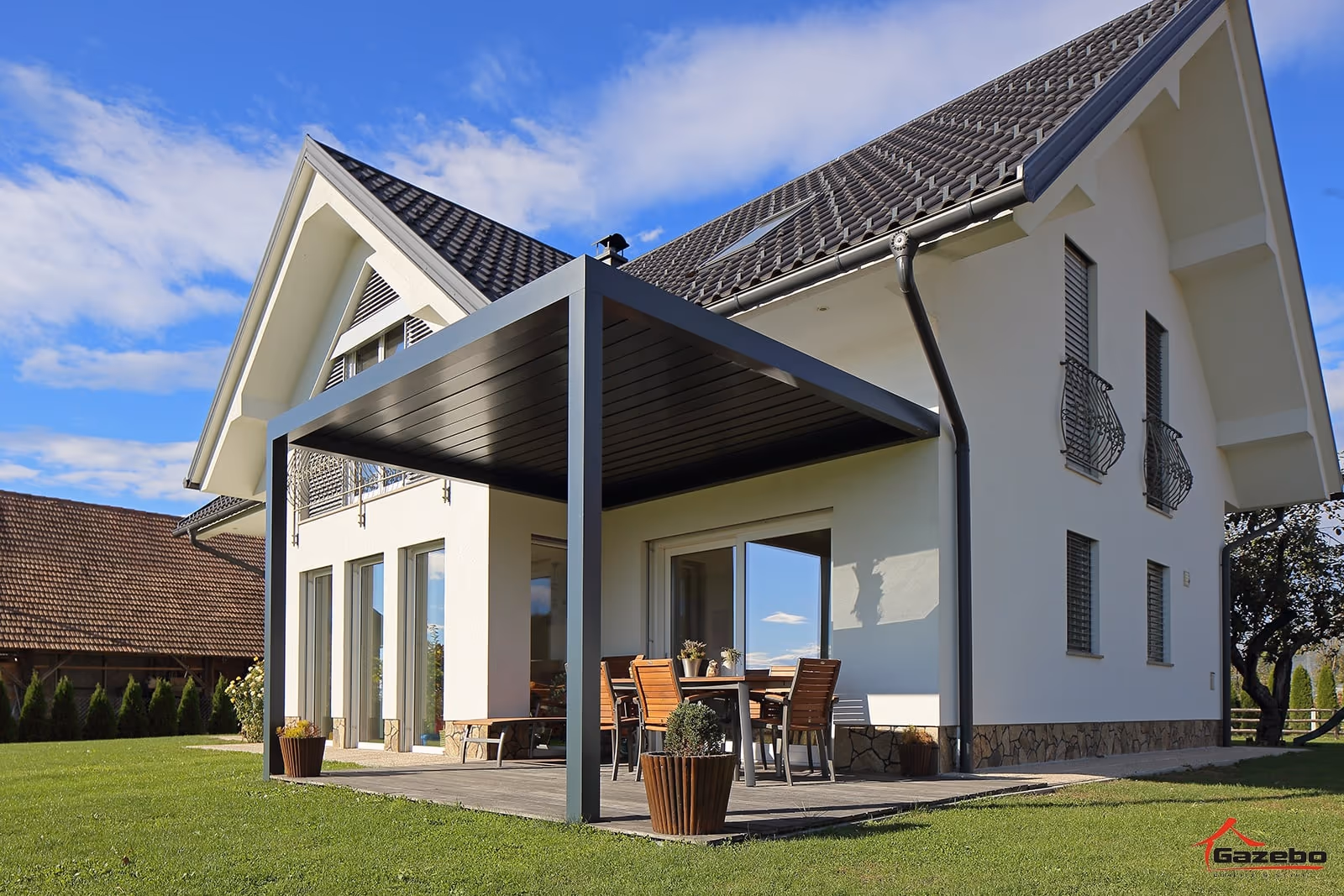 Hliníková pergola Bioklimatická